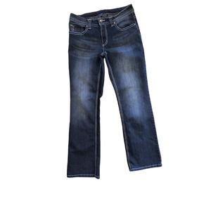 Faded Glory Jeans Women's 12 Mid Rise Straight Leg 5 pocket Medium Wash